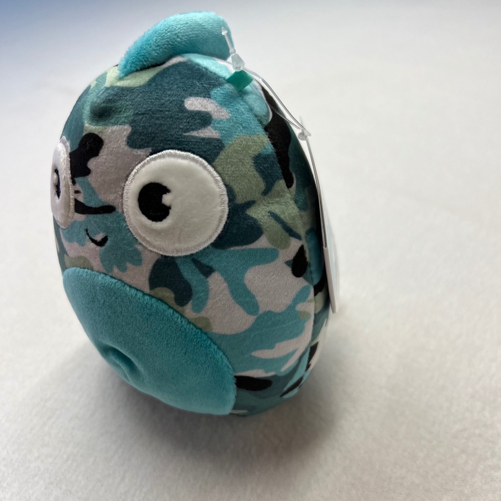 Squishmallows Calais 5" Camo‎ Chameleon Plush Walgreens Exclusive NWT Cute